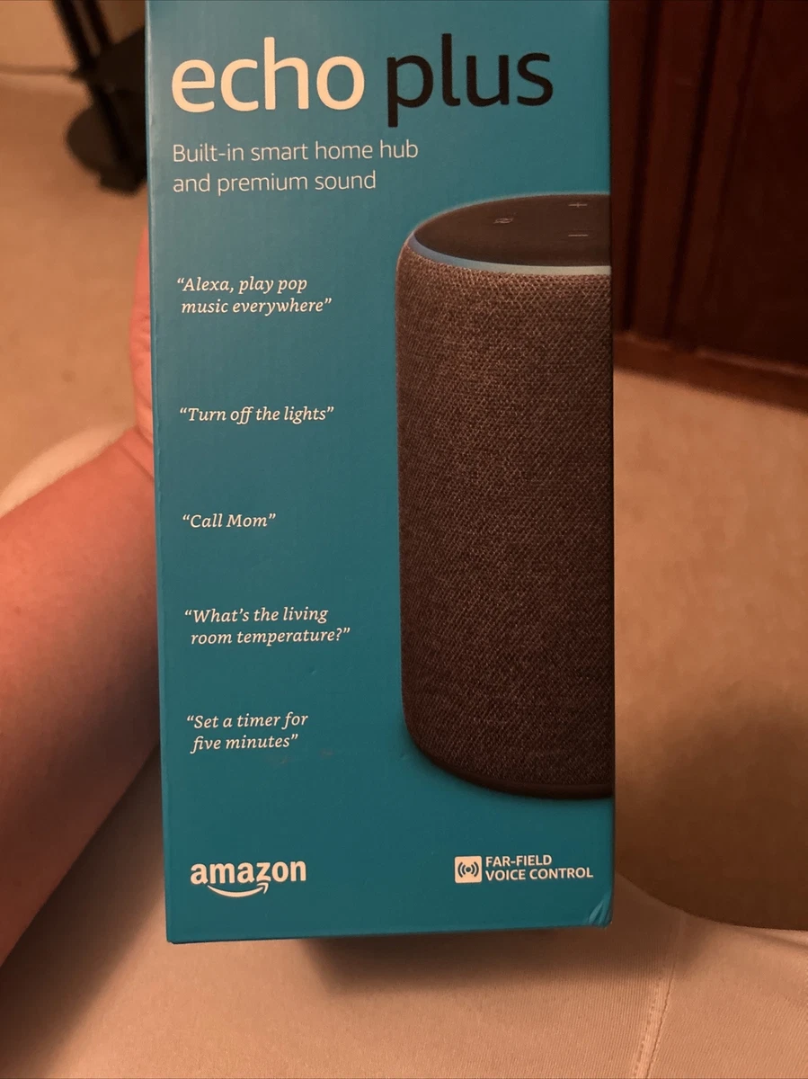 Amazon Echo Plus 2nd Gen Smart Speaker with Alexa Charcoal