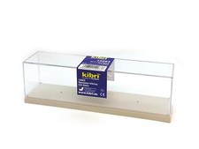 Clear Acrylic Display Case with track 24.5x6x6.5cm 9.7x2.4x2.5inch Kibri 12063