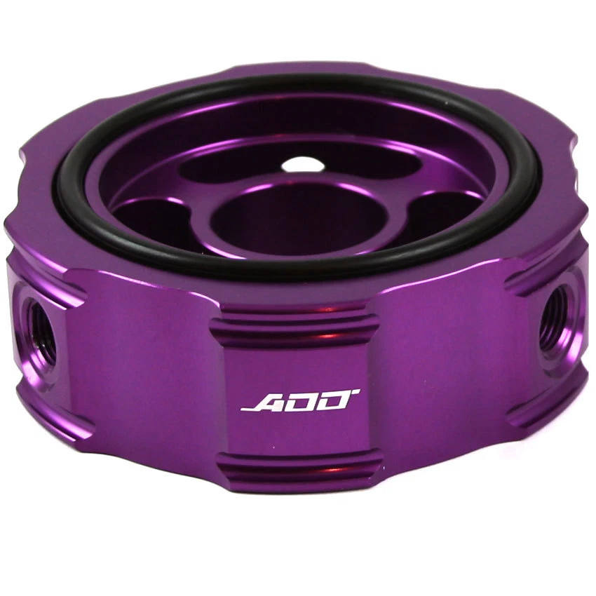 AÑADIR W1 Adaptador de Bloque de Aceite Medidor de Temperatura de Presión de Aceite Adaptador de Sensor - PÚRPURA Foto 4 de 4