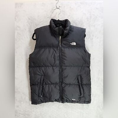The North Face Black Sleeveless Full-Zip Puffer Down NUPTSE The North Face Black Sleeveless Full-Zip Puffer Down NUPTSE