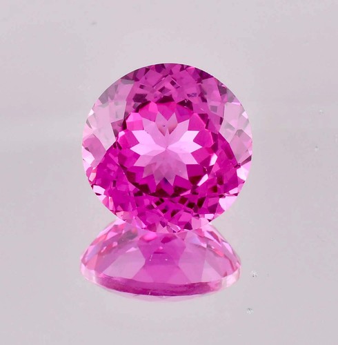 Makelloser 15 x 15 mm natürlicher Royal Pink Ceylon Saphir 18,55 Ct (GIT zertifiziert) - Bild 2 von 6