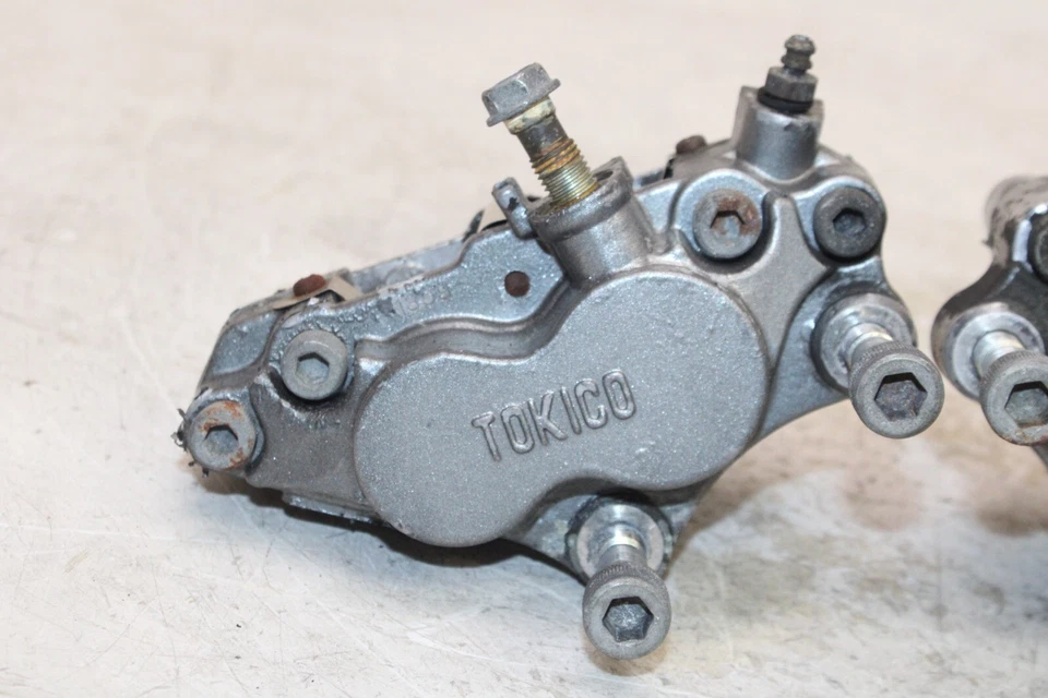 Kawasaki Ninja ZX7 ZX750J 1991 OEM Juego de pinzas de freno delanteras derecha izquierda Foto 2 de 4