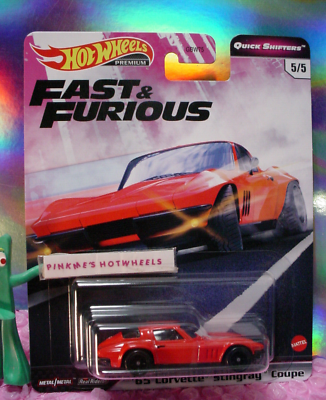 Fast & Furious '65 CORVETTE STINGRAY COUPE #5☆red☆2022 Hot