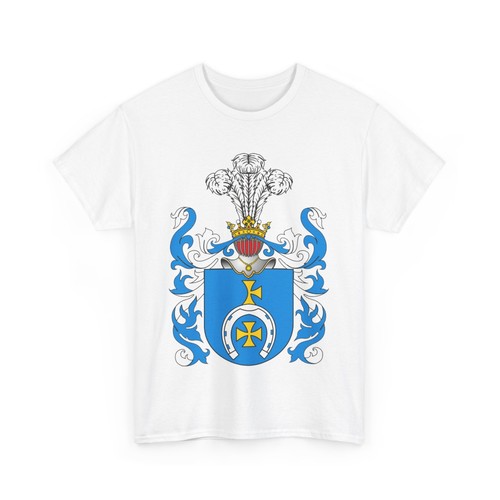 KRZYWDA Coat of Arms T-Shirt - Polish Nobility Heritage from Kingdom of Poland - Picture 4 of 21