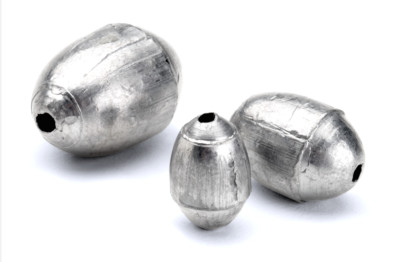 Bullet Weights Egg Sinkers for Carolina Rigging - Choose Size
