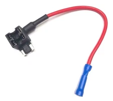 5 pcs Add Circuit Low Profile Mini Fuse Holder OFC Copper Piggyback Tap inline 