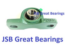 UCP206-20 Solid Based Double Seal Pillow Block Bearings 1-1/4" Bore