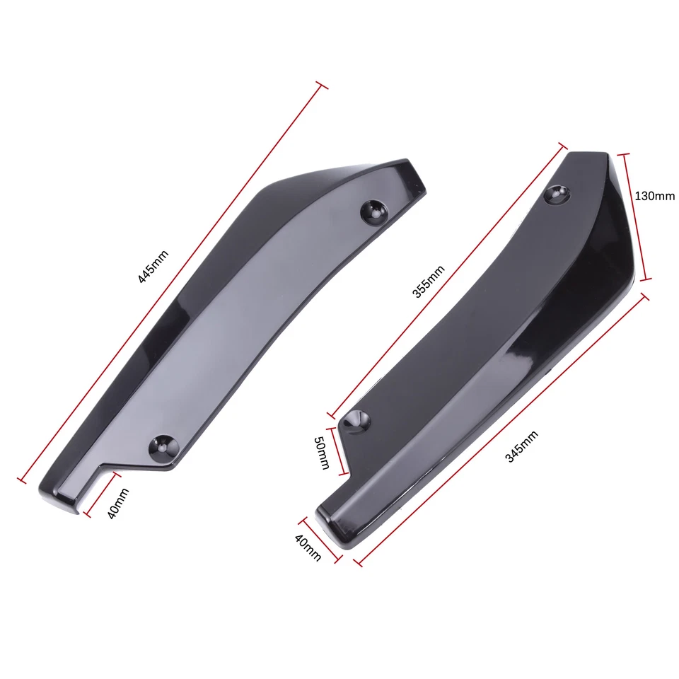 For Mazda Protege 1990-2003 Front Bumper Chin Lip Splitter +Rear Lip+Side Skirts Foto 4 de 4