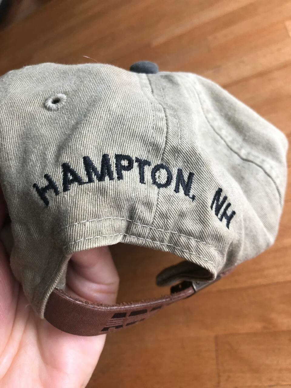 Adams The beach house Cap Hampton. NH Olive Green Adjustable