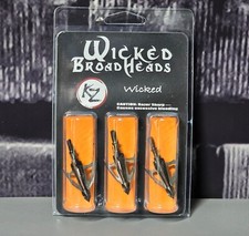 Killz Fixed "WICKED" Broadhead 100gr Chisel Tip 1.25" would channel NEW!
