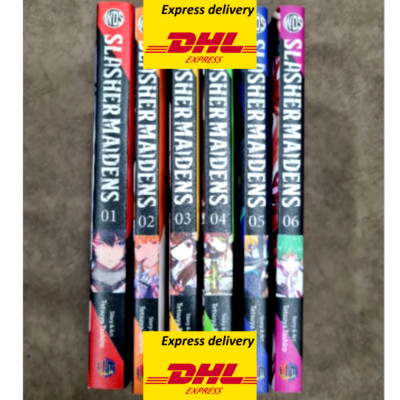 Slasher Maidens Manga By Tetsuya Tashiro Vol 1-6 English Comic Book -DHL Express
