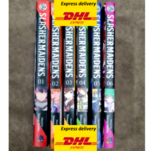 Slasher Maidens Manga By Tetsuya Tashiro Vol 1-6 English Comic Book -DHL Express - Afbeelding 1 van 7