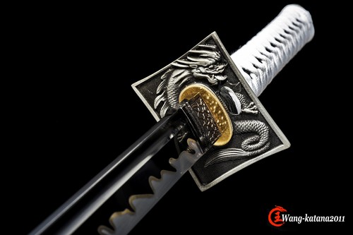 Espada Recta Ninjato 1095 Acero al Carbono Japonesa Ninja Fulltang - Imagen 7 de 12