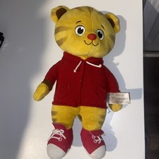 Daniel Tiger's Plush Stuffed Animal Talking Mr Rogers Yellow Red 12" Bin X