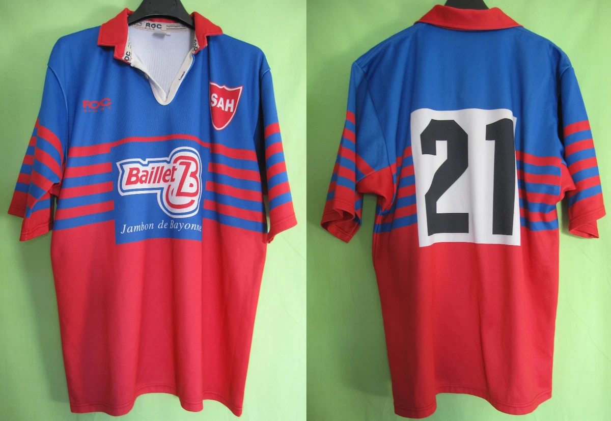 Maillot De Rugby Dédicacé - Équipe De Bayonne - Collection - Occasion