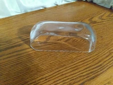LARGE CLEAR GLASS Butter Dish LID, DOME - NO BOTTOM. NO PLATE