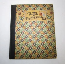 Antique Vtg 1929 The Tale of the Long Eared Bat Book Saalfield Illustrated