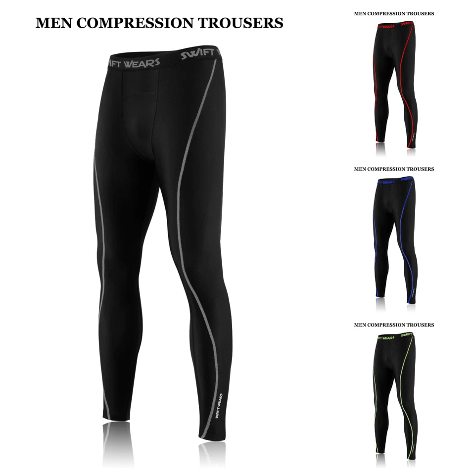 Mens Boys Thermal Compression Tights Base Layer Warm Running Gym Trouser Active - Image 2 of 4