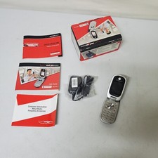 Motorola W315 Vintage Flip Phone NEW Open Box Blue Verizon