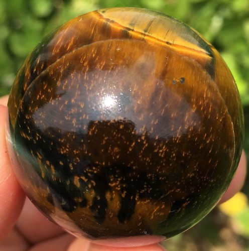 1.57"90g Pretty Natural Tiger’s Eye Crystal Sphere Ball Healing China ic3634 - Picture 12 of 12