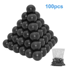100PCS Fit Umarex T4E Rubber Ammo Paintballs .68 Cal Training Defense Marker