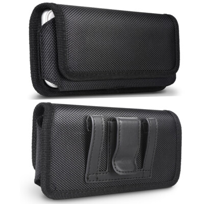 Phone Case Horizontal Belt Clip Pouch Holster For iPhone 12 Mini/13 Mini/6/7/8