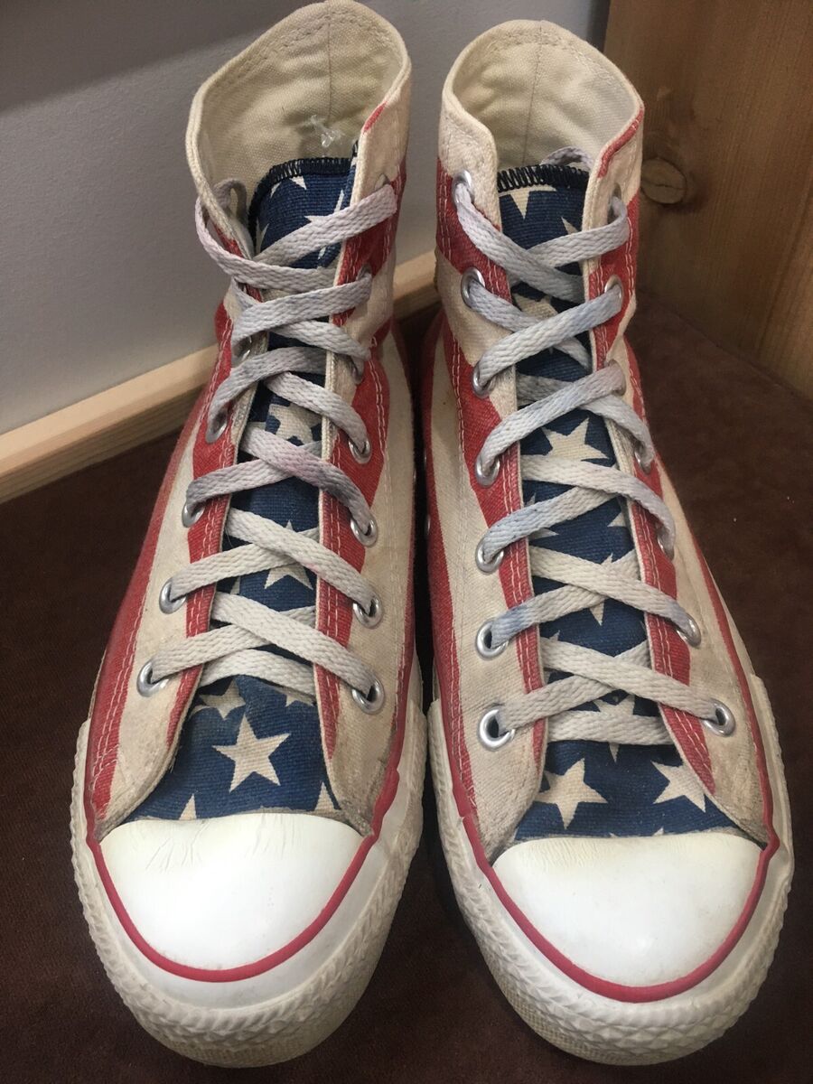 Vintage 80s Made in USA Converse Chuck Taylor All Star Hi Vintage 80s Made in USA Converse Chuck Taylor All Star Hi