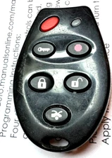 OEM AstroStart 6-Button 1-Way Car Starter Remote Control 310-052-452 J5F-TX2000