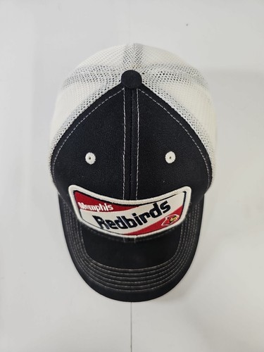 MiLB Memphis Redbirds Hat Navy & White Mesh Back Snapback Youth Logo - Picture 8 of 8