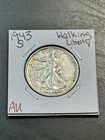 1943 S Walking Liberty Half Dollar Nice AU About Uncirculated Coin (Raw11124)