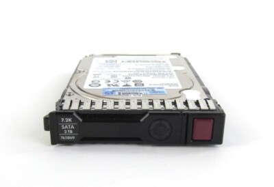 HP 2 TB Festplatte HDD 7200RPM 128Mb Cache SATA III 2.5'' Zoll 765451-002 SFF