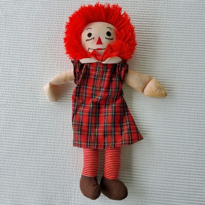 Raggedy Ann Rag Doll Vintage 14