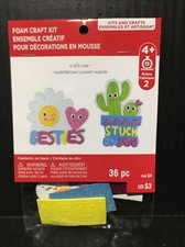 Creatology Valentine  s Day Foam Craft Kit 36 Pc Ages 4 New.