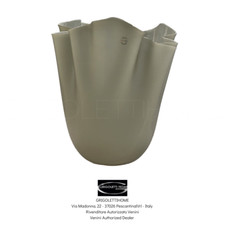 Venini - Vaso Fazzoletto Grigio Talpa Sabbiato h cm 31 cod. 700.00 - Rivenditore