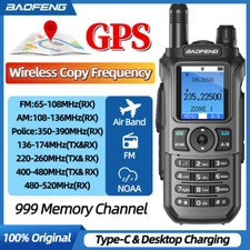 Baofeng UV-21 GPS Walkie Talkie Transceiver NOAA Long Range Portable 2 Way Radio