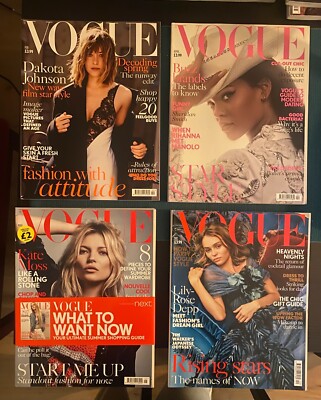 Vogue Magazine Bundle 2016 (Feb, April, May, Dec) 