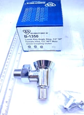 T&S Loose Key Angle Stop B-1350 NIB
