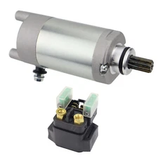Starter For Yamaha Bear Tracker 250 2WD YFM250 1999-2004 18754 with Relay 