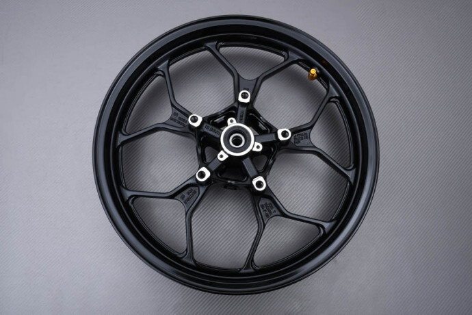 Jante avant pour Yamaha MT-25 noire 4.9Kg qui allie légèreté et précision
