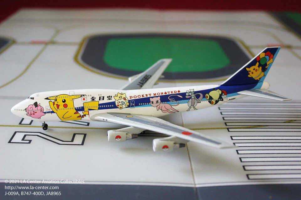 Dragon Wings All Nippon ANA Boeing 747-400D Pocket Monster Diecast Model 1:400