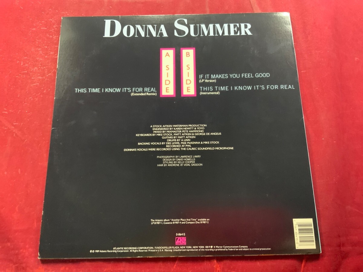 N5-92 DONNA SUMMER This Time I Know It's For Real - 12