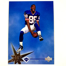 Ike Hilliard 1997 Upper Deck Rookie Card #5 NFL New York Giants. rookie card picture