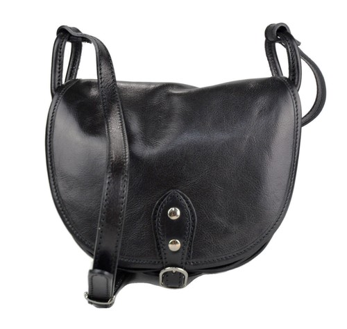 Borsa donna pelle tracolla a spalla nero piccola vera pelle borsa tracolla  | eBay