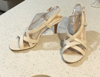 cole haan white heels