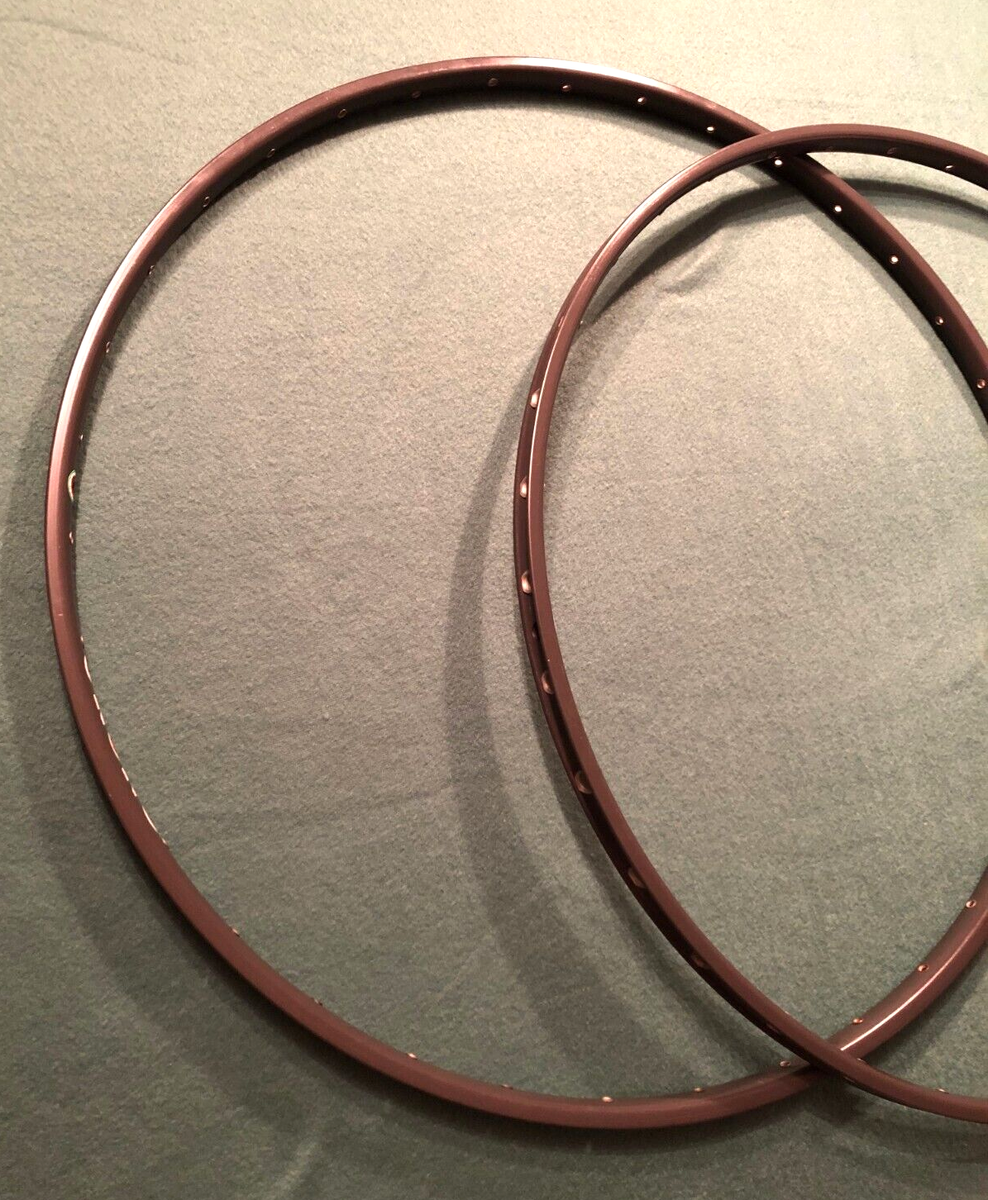 RARE Vintage AMBROSIO MONTREAL CRONO 36 SEWUP RIMS Pair TUBULAR
