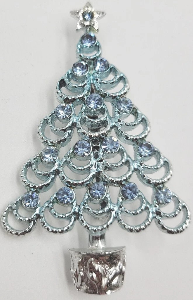 Silver christmas pins outlet
