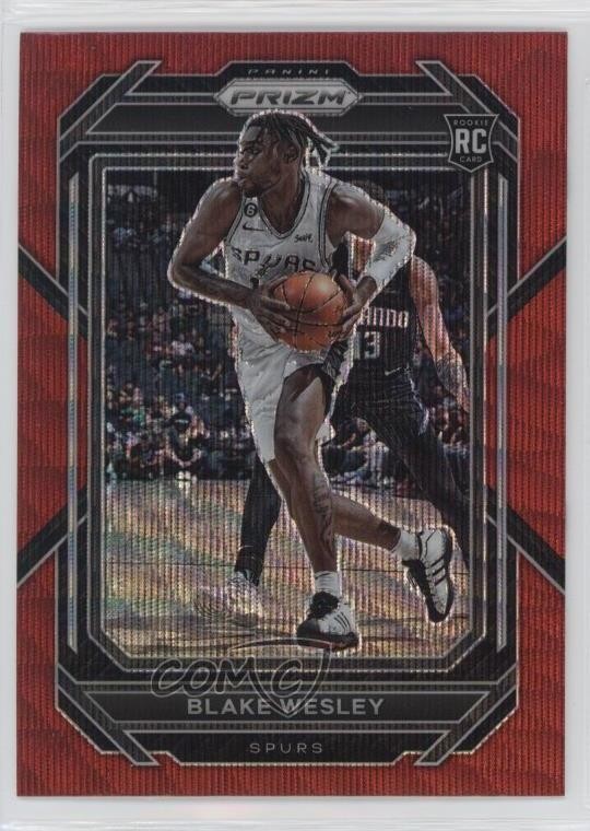2022-23 Panini Prizm Ruby Wave Prizm Blake Wesley #264 r9d