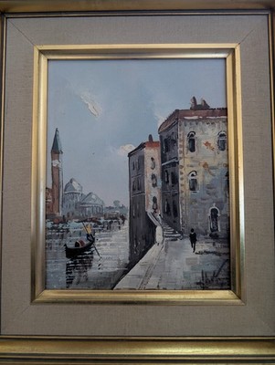 Antonio DeVity (1901-1993) Oil Painting Of Venice