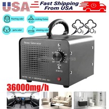 New  36000mg/h Ozone Generator Machine Air Purifier Ionizer Ozonator Timer Home