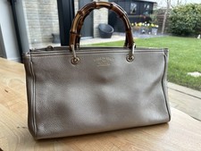 Gorgeous Gucci Bamboo Shopper/Tote Bag
